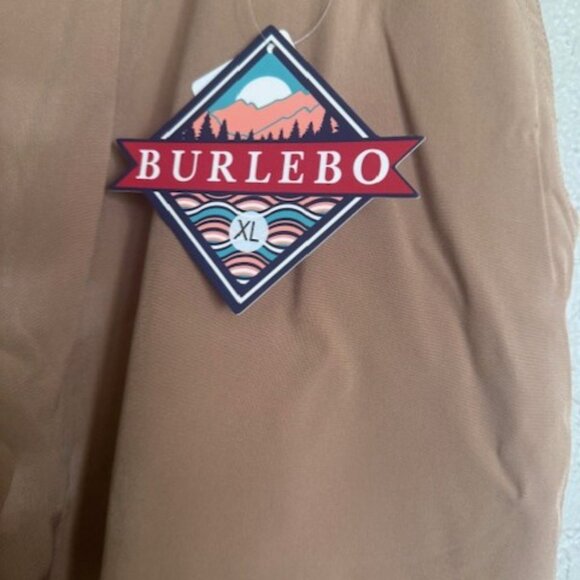 NWT Burlebo Casual Shorts XL Tan Khaki - Picture 3 of 8